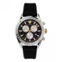 VERSACE V-Race relógio cronógrafo de quartzo suíço para homem VEHB00119 - 44mm, mostrador preto, bracelete de aço inoxidável prateado