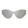 Óculos de sol de mulher VERSACE VE2239-12526G armação dourada lentes cinzentas espelhadas 147mm