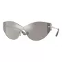 Óculos de sol de mulher VERSACE VE2239-12526G armação dourada lentes cinzentas espelhadas 147mm