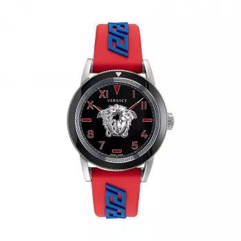 Relógio cronógrafo de quartzo suíço VERSACE VE2V00622 para Homem 43mm Aço inoxidável