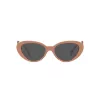 VERSACE VE4433U538387 Óculos de sol de mulher Cat-Eye Havana 54mm