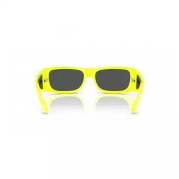 VERSACE VE4482-544987 Óculos de sol de homem Armação transparente cinzenta Lentes cinzentas degradê 57mm