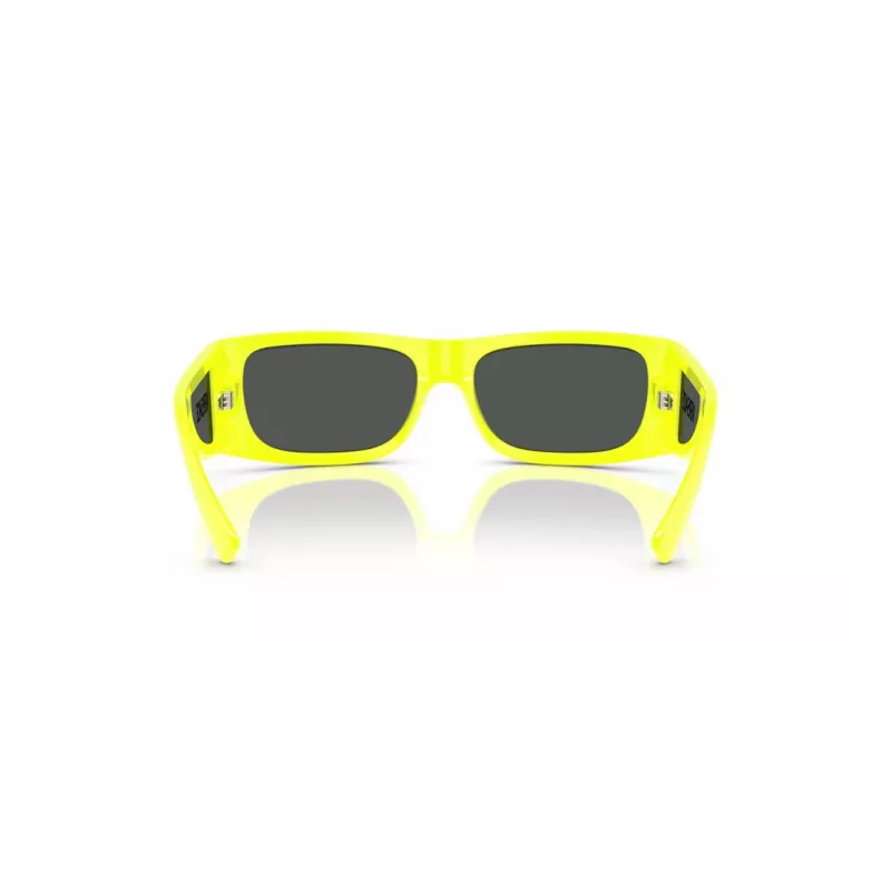 VERSACE VE4482-544987 Óculos de sol de homem Armação transparente cinzenta Lentes cinzentas degradê 57mm