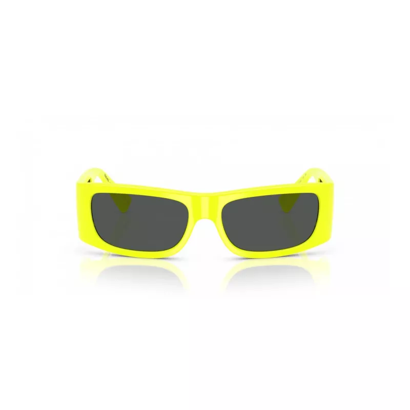 VERSACE VE4482-544987 Óculos de sol de homem Armação transparente cinzenta Lentes cinzentas degradê 57mm