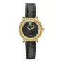Relógio de mulher VERSACE VE6I00323 relógio de quartzo 35mm aço inoxidável mostrador preto
