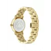 Relógio de mulher VERSACE VE7F00623 suíço quartzo 35mm mostrador preto bracelete de pele
