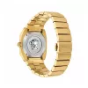 Relógio de mulher VERSACE VE8F00424 quartzo, 44mm mostrador preto com bracelete de pele