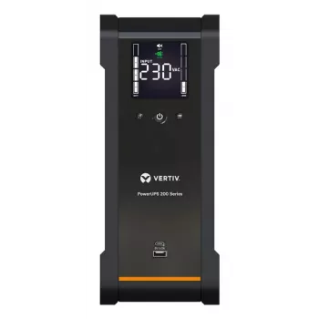 UPS Vertiv PowerUPS 200 PSA6-1000IT-SCH, 1000VA/600W, line-interactive, torre, 6x Schuko