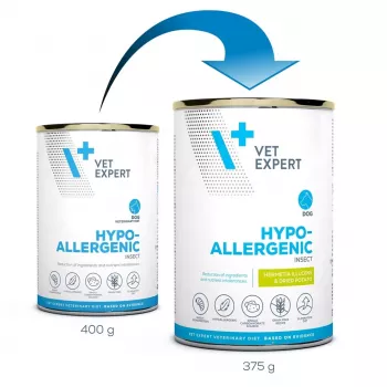 VetExpert Veterinary Diet Hypoallergenic Insect 375g Ração seca para cães