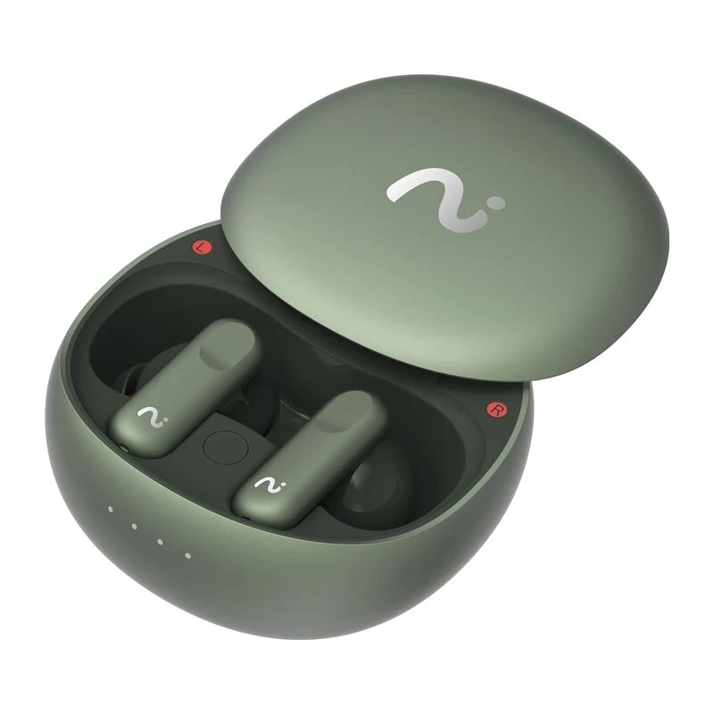 VIAIM XF-A01VI Nano+ auriculares AI com gravador de voz, ANC híbrido, ENC, IP55, verde