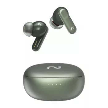 VIAIM Nano+ Auscultadores AI com gravador de voz verde Bluetooth 5.3 IPX4 32GB ENC controlo tátil
