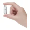 VIAIM NoteKit XFVI-D02 dongle de gravação com IA, microfones integrados, transcrição em 13 idiomas, Windows/macOS, cinzento