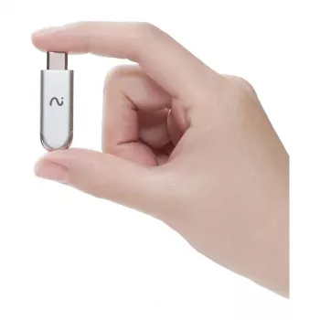 Dongle de gravação com IA VIAIM Notekit XFVI-D02 (cinzento) – gravador de voz com IA com 32 GB de armazenamento, microfones Dual-MEMS, Bluetooth 5.0, USB-C
