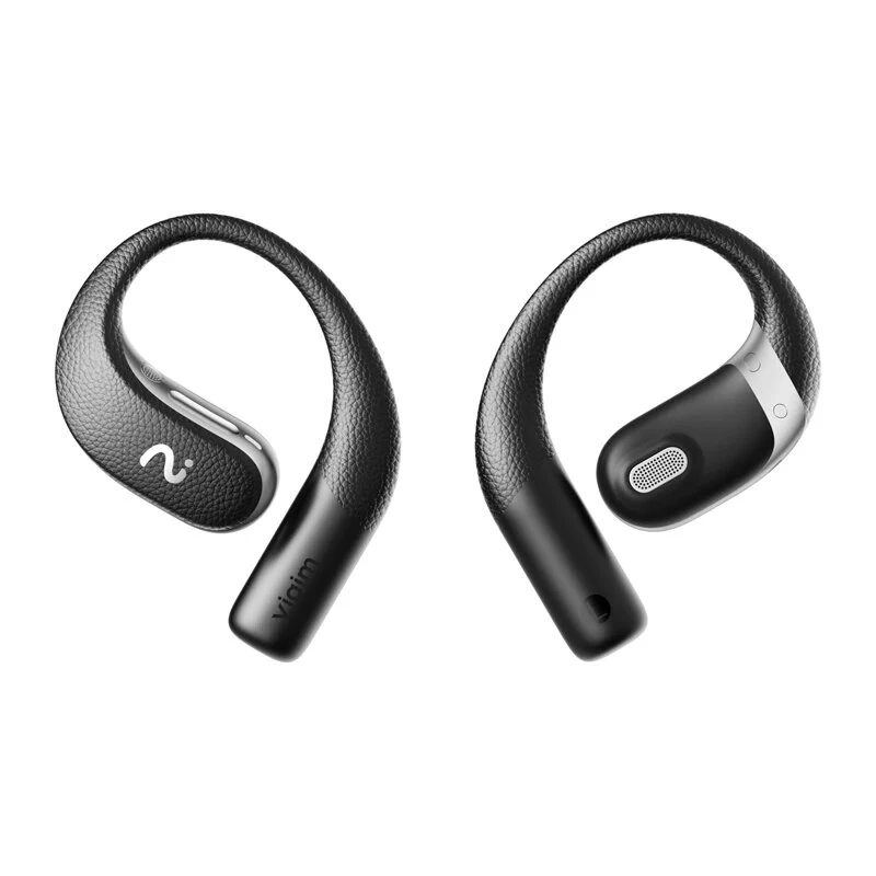 VIAIM Open Note Auriculares AI com gravador de voz, Preto
