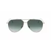 Óculos de sol Victoria Beckham VB203S-713 em forma de olho de gato dourado marrom degradê 62 mm