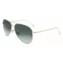 Óculos de sol Victoria Beckham VB203S-713 em forma de olho de gato dourado marrom degradê 62 mm