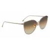 Óculos de sol gatinho Victoria Beckham VB209S-708 para mulher Havana/dourado 59mm