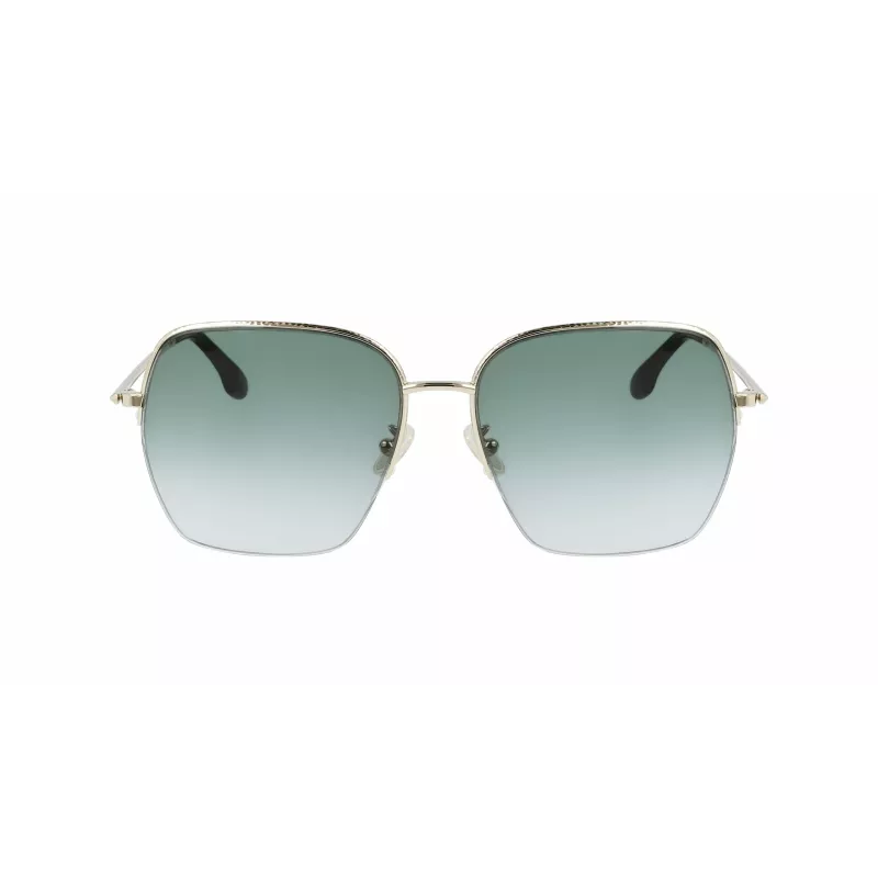 Óculos de sol de mulher Victoria Beckham VB214SA-700 - Armação de acetato havana, lentes degradê castanhas, 61 mm