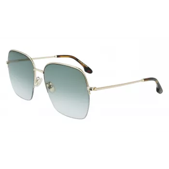 Óculos de sol de mulher Victoria Beckham VB214SA-700 - Armação de acetato havana, lentes degradê castanhas, 61 mm