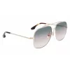 Óculos de sol quadrados de mulher Victoria Beckham VB215S-756 acetato Havana 59mm