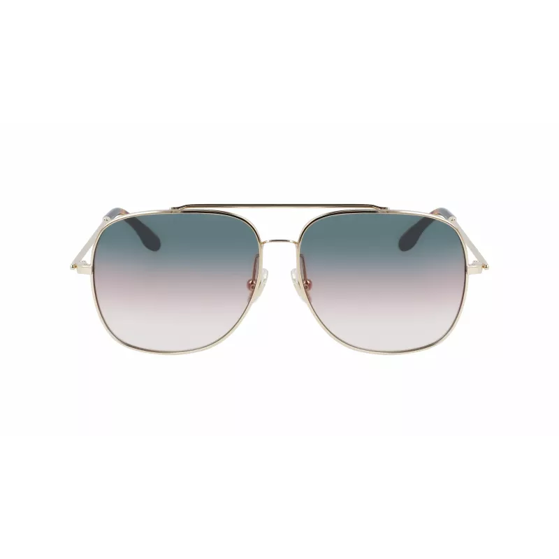 Óculos de sol quadrados de mulher Victoria Beckham VB215S-756 acetato Havana 59mm