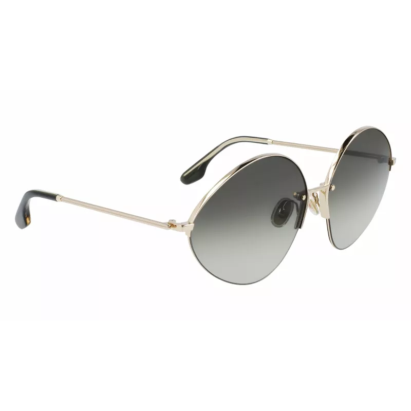 Óculos de sol de mulher Victoria Beckham VB220S-713 dourado marrom degradê borboleta