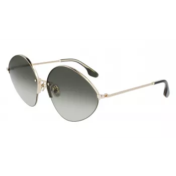 Óculos de sol de mulher Victoria Beckham VB220S-713 dourado marrom degradê borboleta