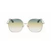 Óculos de sol Victoria Beckham VB223S-727 mulher Havana acetato armação quadrada castanho lentes degradê 56mm