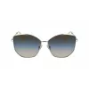 Óculos de sol de mulher Victoria Beckham VB225S-734 quadrados oversize - Armação de acetato havana com lentes degradê castanhas - 59 mm