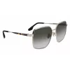 Victoria Beckham VB234S-700 óculos de sol de mulher quadrados oversize armação dourada lentes castanhas 59mm