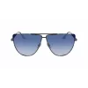 Óculos de sol de mulher Victoria Beckham VB239S6309319 formato quadrado oversize acetato preto lentes cinzentas degradê 63mm