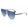 Óculos de sol de mulher Victoria Beckham VB239S6309319 formato quadrado oversize acetato preto lentes cinzentas degradê 63mm