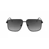 Óculos de sol de mulher Victoria Beckham VB243S, armação preta brilhante, lentes cinzentas, 57/13/140 mm