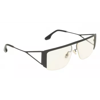 Óculos de sol Victoria Beckham VB250S5913001 mulher quadrados oversize - Armação preta, lentes cinzentas degradê 59 mm