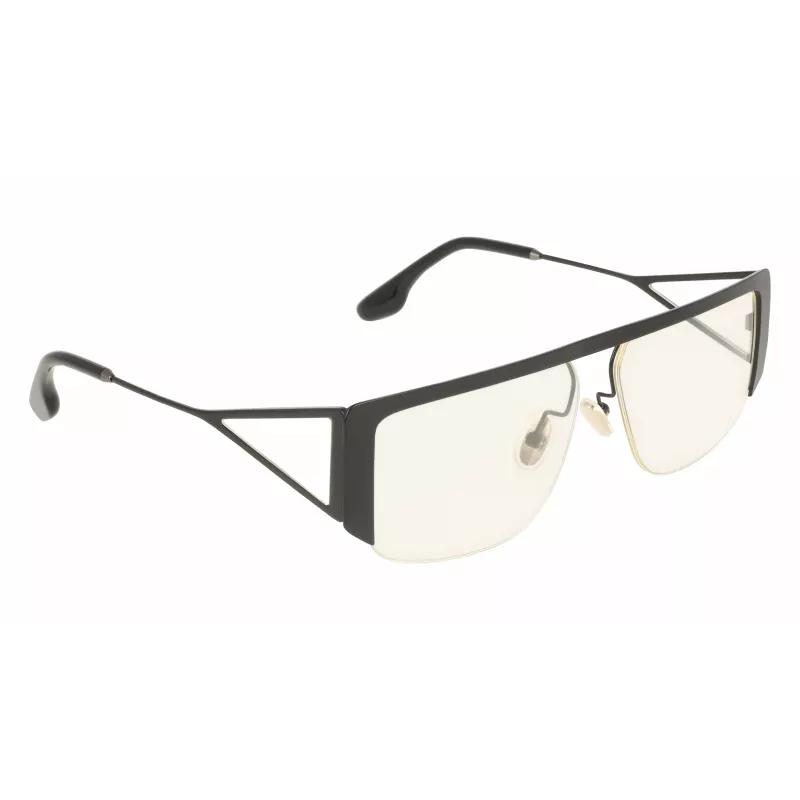 Óculos de sol Victoria Beckham VB250S5913001 mulher quadrados oversize - Armação preta, lentes cinzentas degradê 59 mm