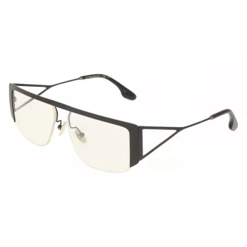 Óculos de sol Victoria Beckham VB250S5913001 mulher quadrados oversize - Armação preta, lentes cinzentas degradê 59 mm