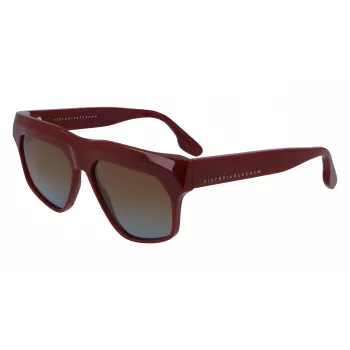 Óculos de sol de mulher Victoria Beckham VB603S-604 - Armação quadrada oversize em acetato 56/15/145 mm