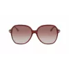 Óculos de sol de mulher Victoria Beckham VB613S-607 em forma de olho de gato - Havana/marrom degradê 59 mm
