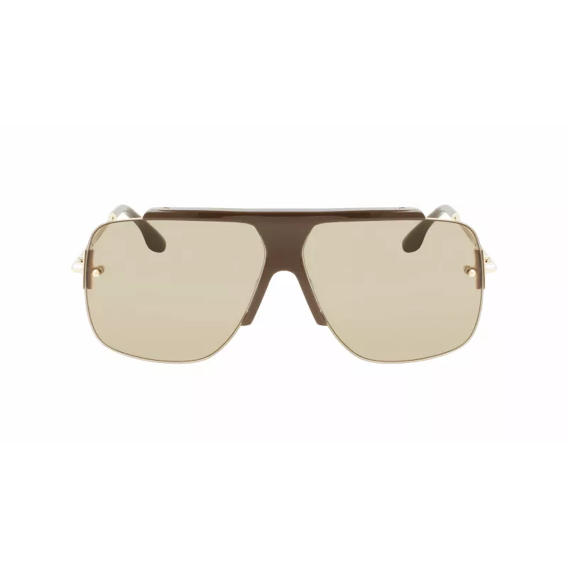 Victoria Beckham VB627S-207 Óculos de sol para mulher formato olho de gato Havana castanho degradê 64 mm