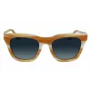 Victoria Beckham VB630S-774 Óculos de sol quadrados de mulher em acetato Havana Castanho Degradê 53mm