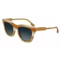 Victoria Beckham VB630S-774 Óculos de sol quadrados de mulher em acetato Havana Castanho Degradê 53mm