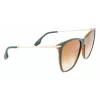 Óculos de sol de mulher Victoria Beckham VB636S-342 - armação Havana tartaruga, lentes castanhas degradê, 58 mm