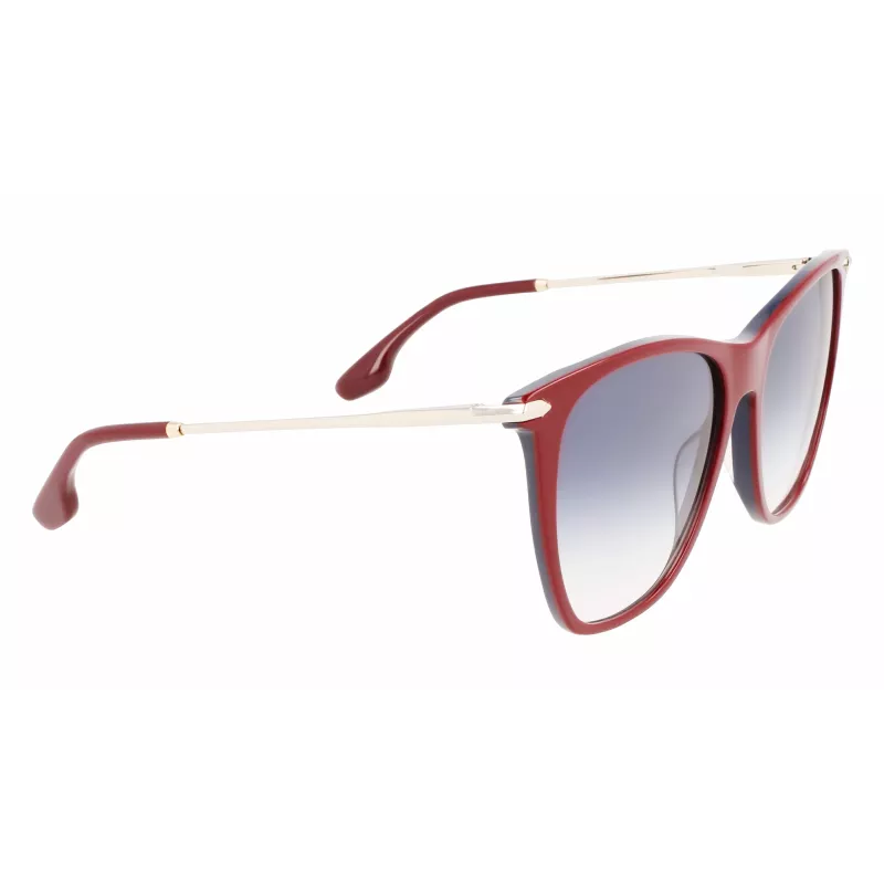 Victoria Beckham VB636S-619 Óculos de sol de mulher Havana acetato lentes castanhas 58mm