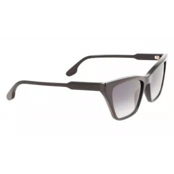 Óculos de sol retangulares de mulher Victoria Beckham VB638S-001 preto/cinzento 55/17/140 mm