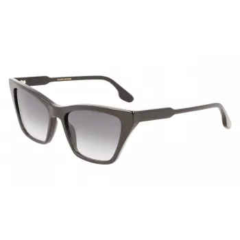Óculos de sol retangulares de mulher Victoria Beckham VB638S-001 preto/cinzento 55/17/140 mm