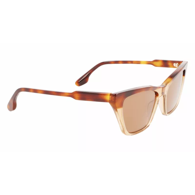 Óculos de sol Victoria Beckham VB638S-218 para mulher Havana castanho degradê 55mm