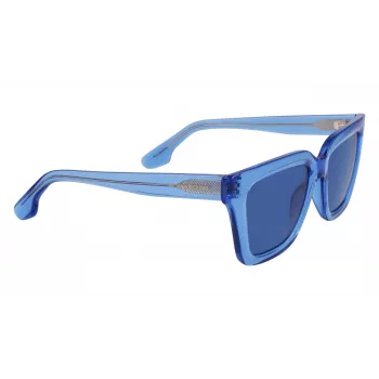 Victoria Beckham VB644S-320 Óculos de sol de mulher, armação em acetato Dark Havana, lente castanha degradê, 53 mm