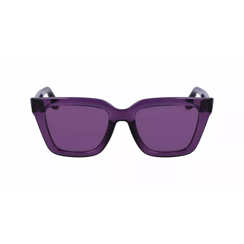 Óculos de sol de mulher Victoria Beckham VB644S-512, quadrados, acetato, Havana castanho degradê 53 mm