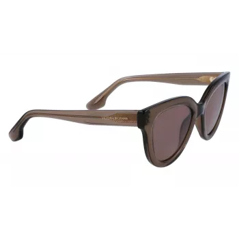 Óculos de sol de mulher Victoria Beckham VB649S-303 gatinho Havana castanho degradê 52mm