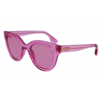 Óculos de sol Victoria Beckham VB649S-601 para mulher Havana castanho degradê 52 mm